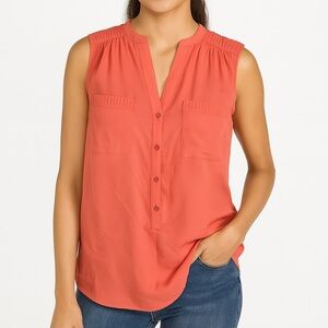 The Limited Coral Sleeveless Women's Top